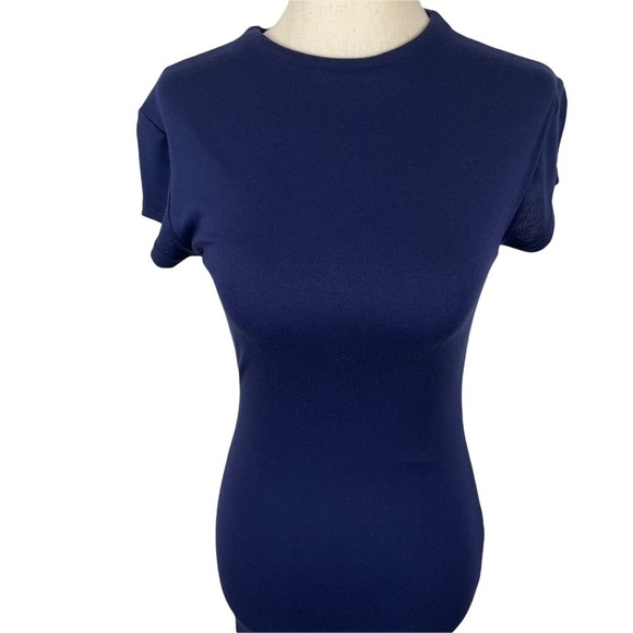 Lulus Navy Jersey Dress - Picture 2 of 9